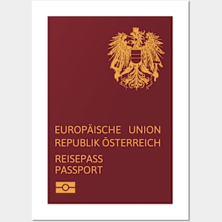 Austria passport Posters and Art